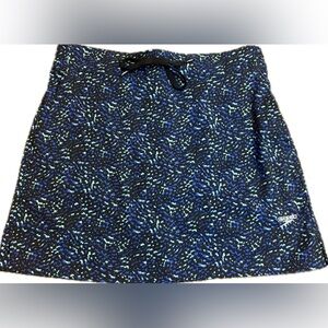 ✨Speedo Blue/Black/Turquoise Sport Skort Size Small